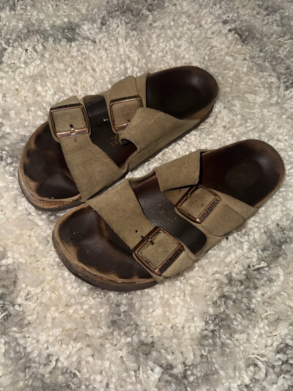 Tan Birkenstock Sandals
